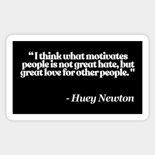 Huey Newton Quote Magnet